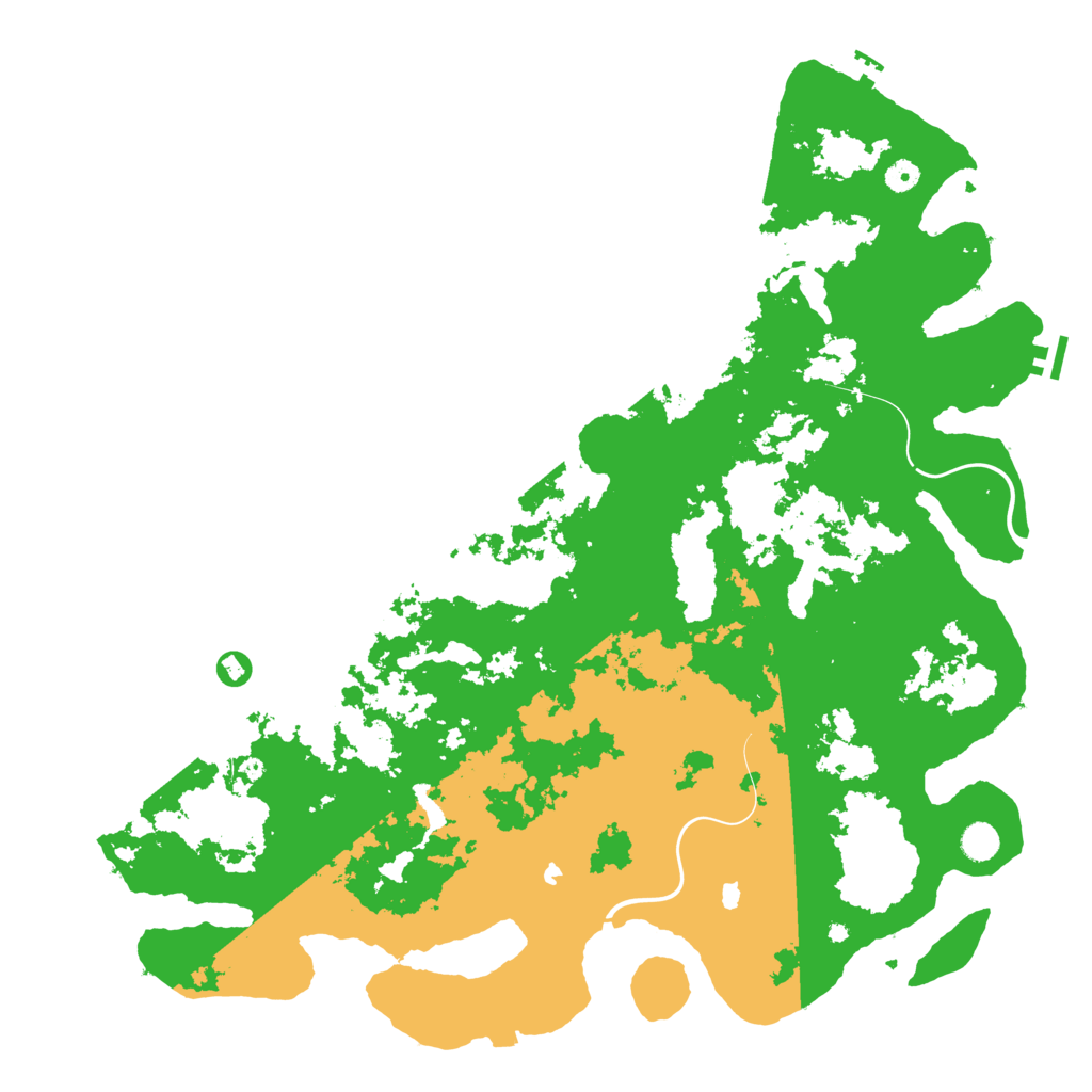 Biome Rust Map: Procedural Map, Size: 5000, Seed: 285161561