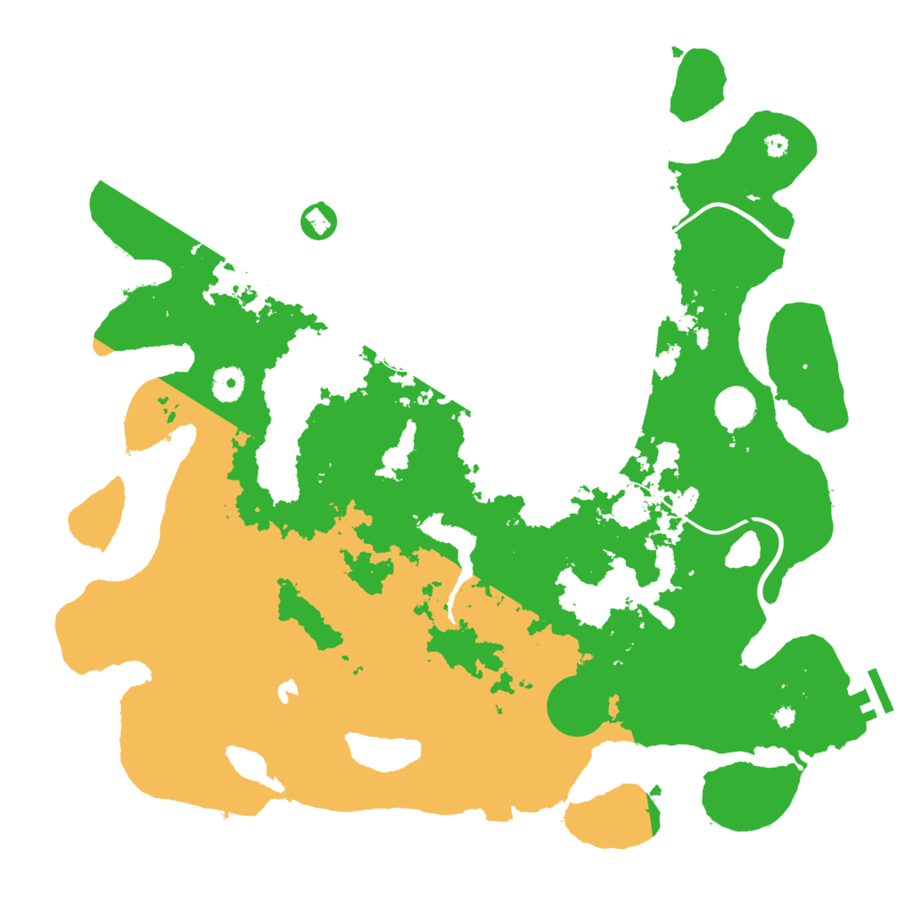 Biome Rust Map: Procedural Map, Size: 4000, Seed: 7124519