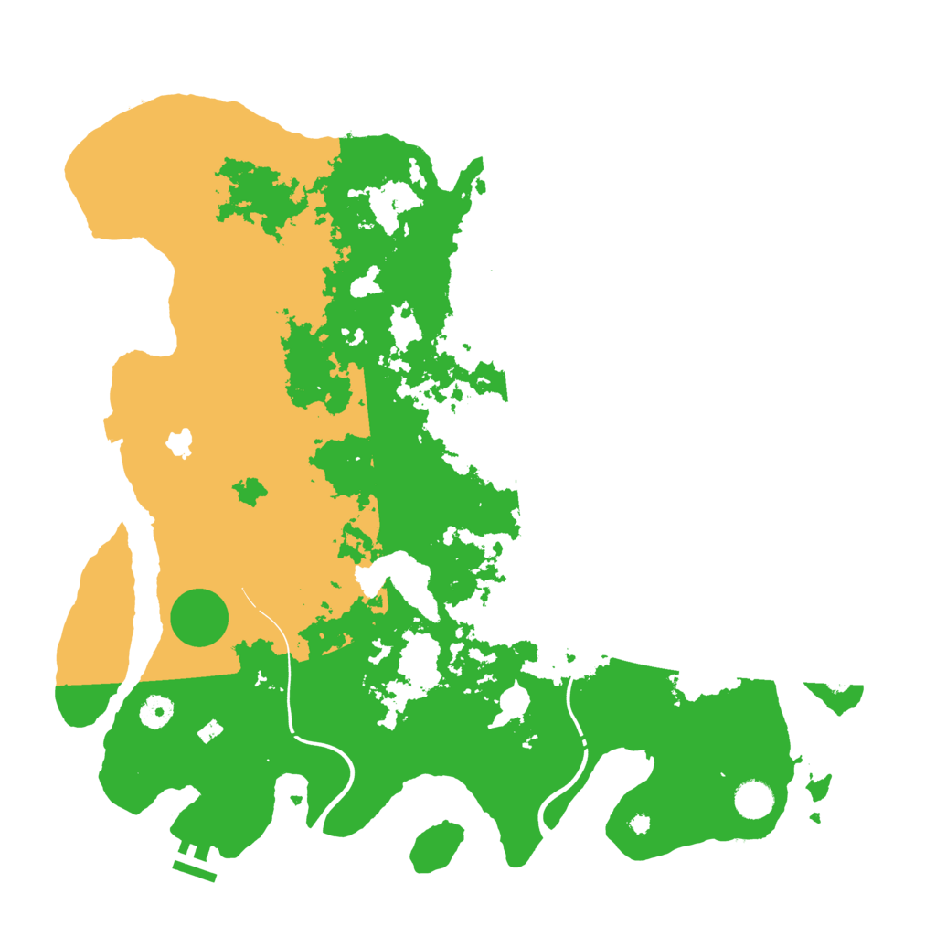 Biome Rust Map: Procedural Map, Size: 4250, Seed: 302728178