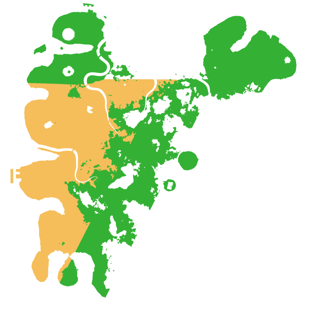 Biome Rust Map: Procedural Map, Size: 4500, Seed: 8634646