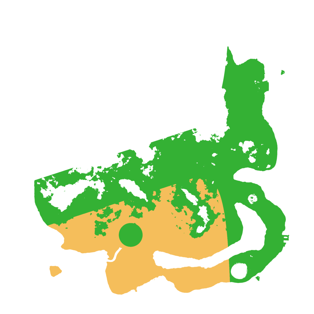 Biome Rust Map: Procedural Map, Size: 3500, Seed: 383823472