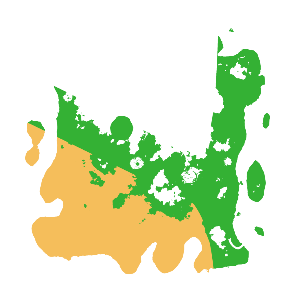 Biome Rust Map: Procedural Map, Size: 3500, Seed: 858566379