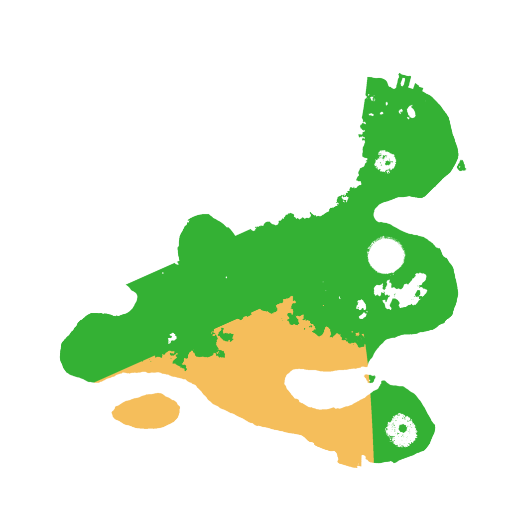 Biome Rust Map: Procedural Map, Size: 2489, Seed: 5464642