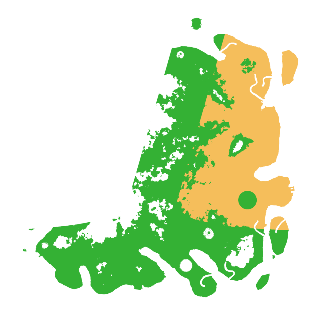 Biome Rust Map: Procedural Map, Size: 4500, Seed: 1326035353