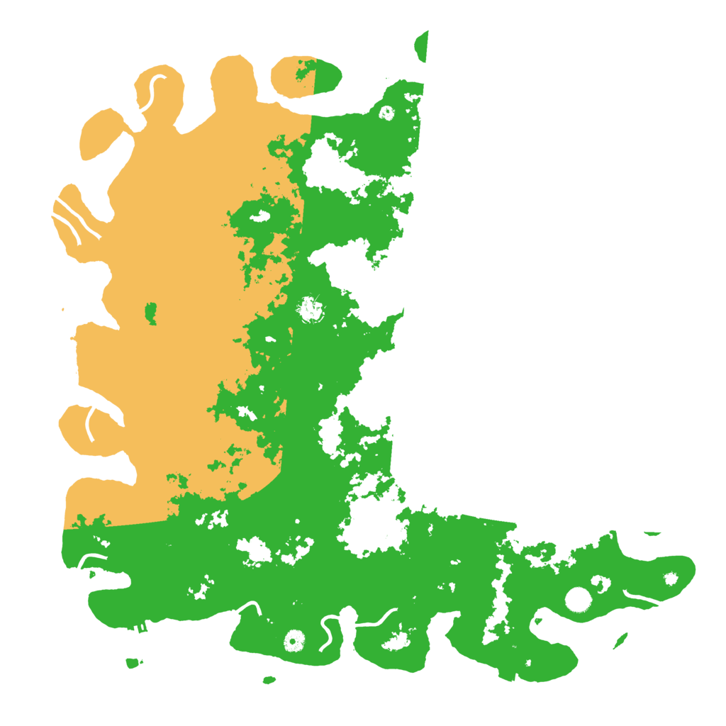 Biome Rust Map: Procedural Map, Size: 5000, Seed: 67383