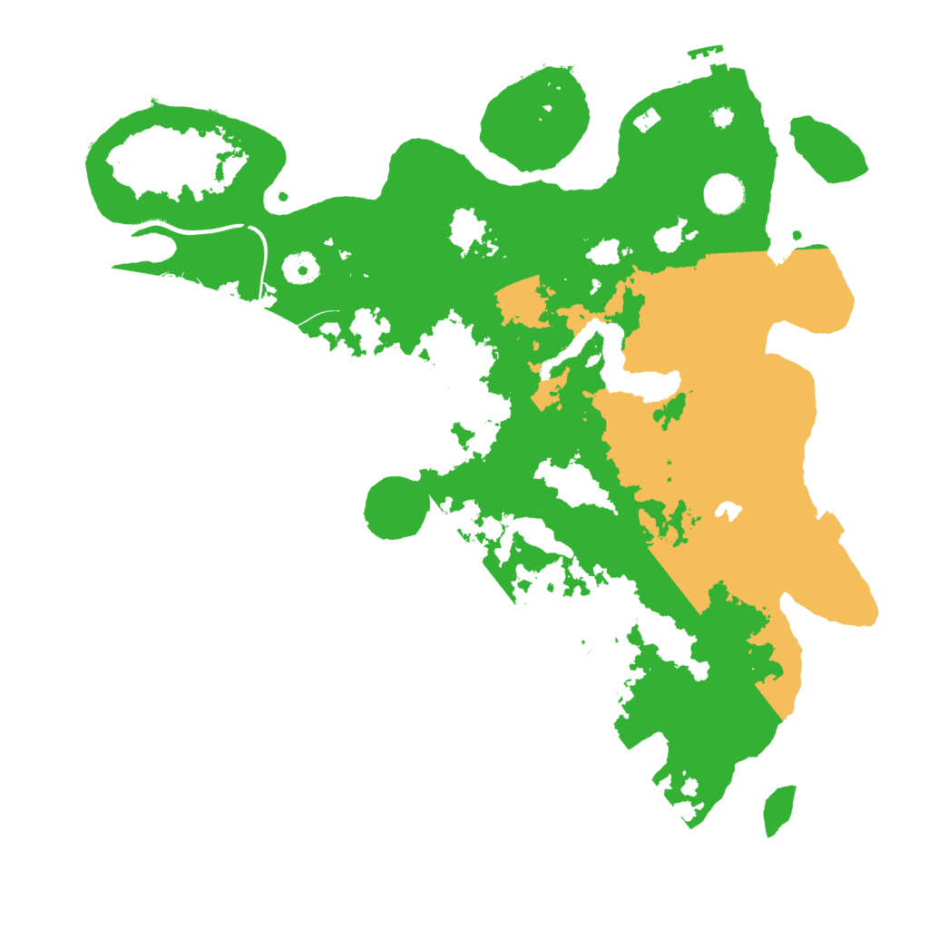 Biome Rust Map: Procedural Map, Size: 4000, Seed: 618557