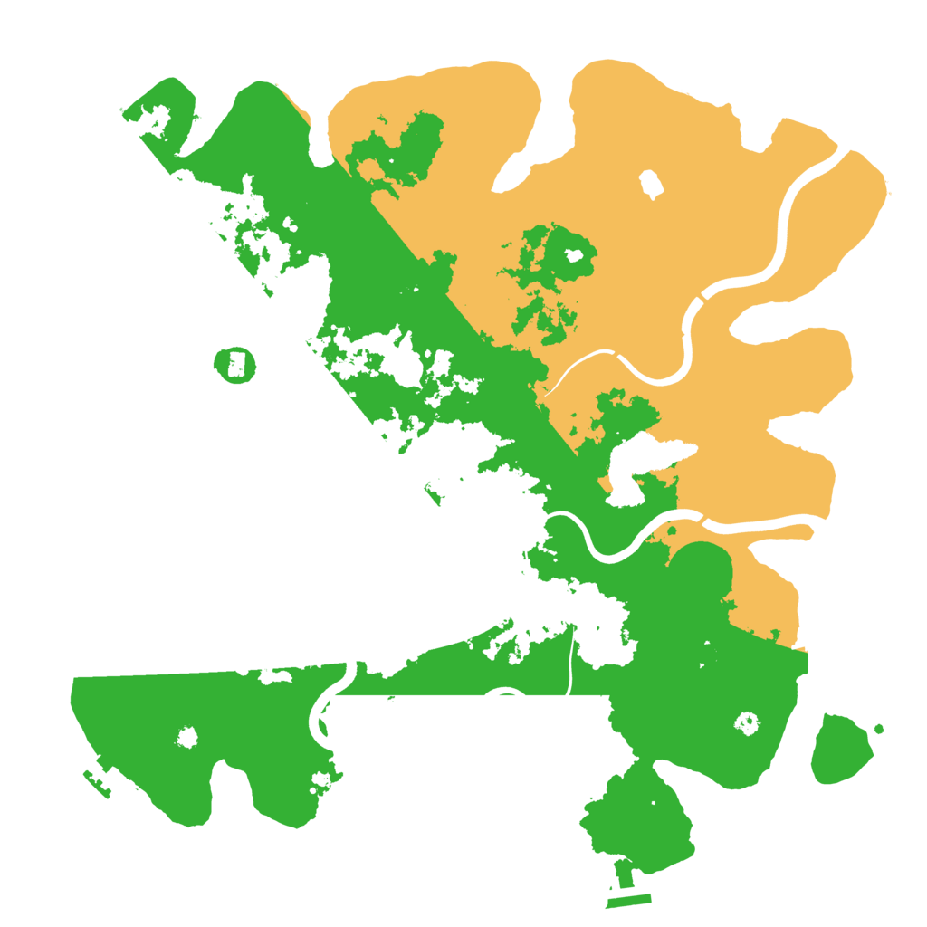 Biome Rust Map: Procedural Map, Size: 4000, Seed: 42751319