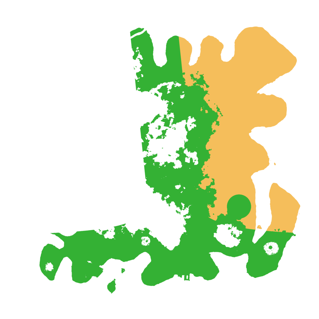 Biome Rust Map: Procedural Map, Size: 3500, Seed: 1614845504