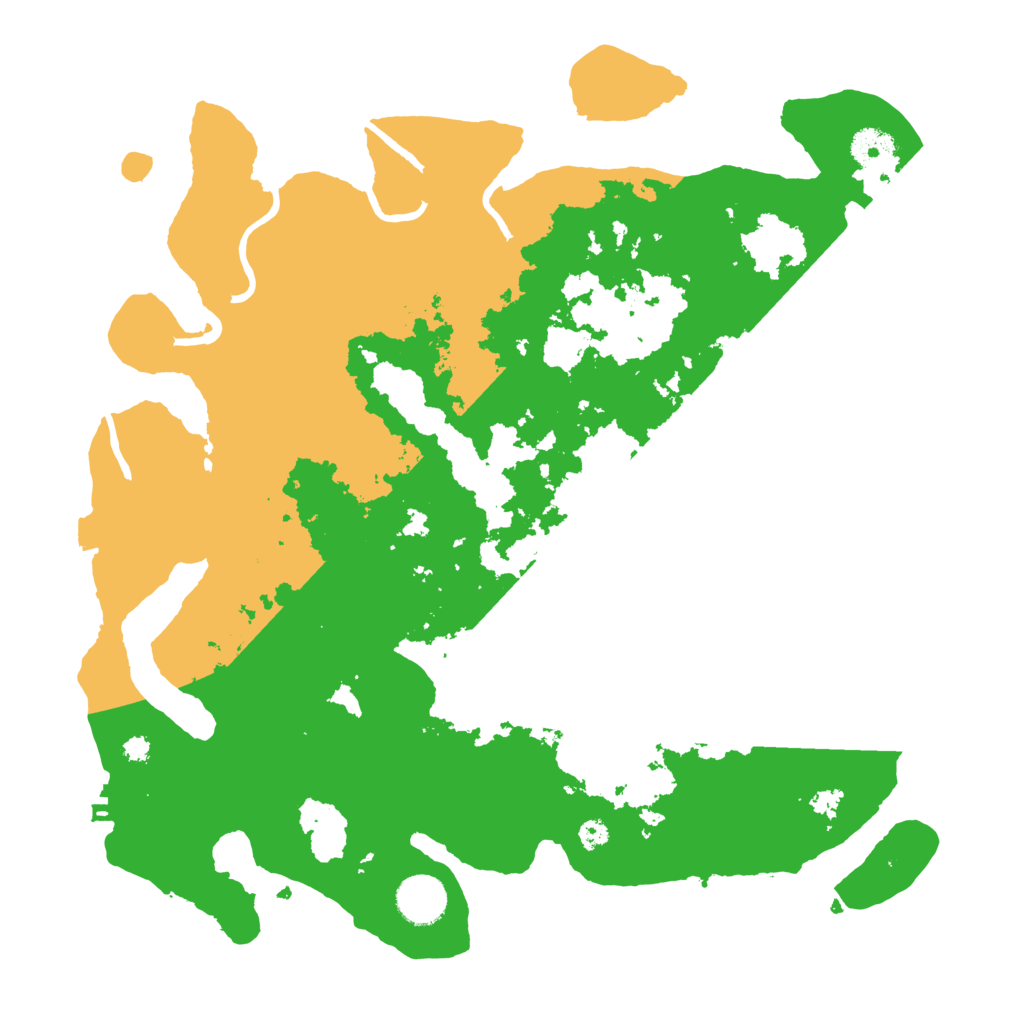 Biome Rust Map: Procedural Map, Size: 3600, Seed: 1325330883