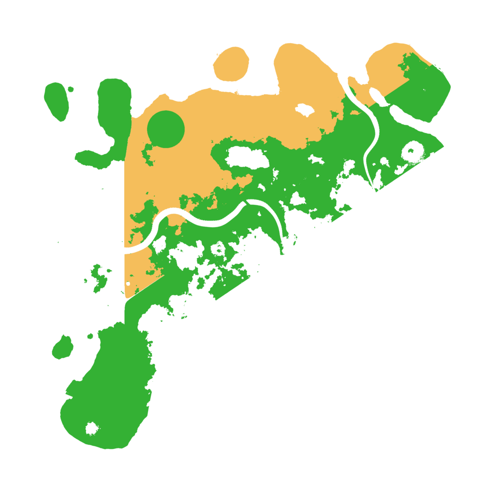 Biome Rust Map: Procedural Map, Size: 3500, Seed: 729416392