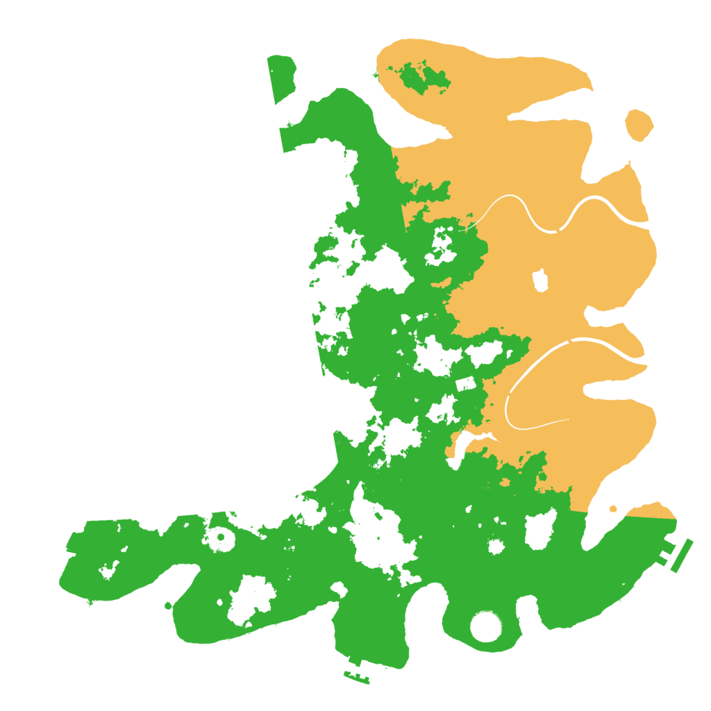Biome Rust Map: Procedural Map, Size: 4000, Seed: 5436376