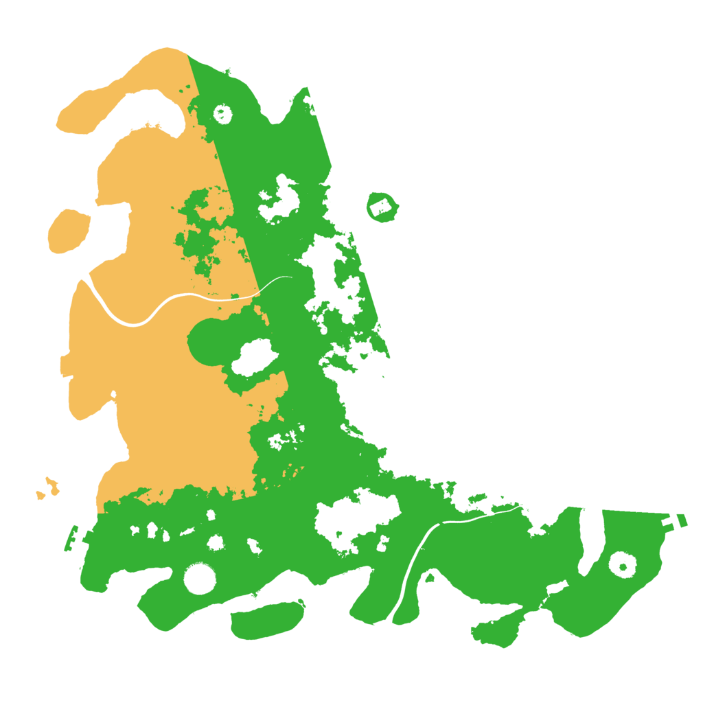 Biome Rust Map: Procedural Map, Size: 3900, Seed: 68475291