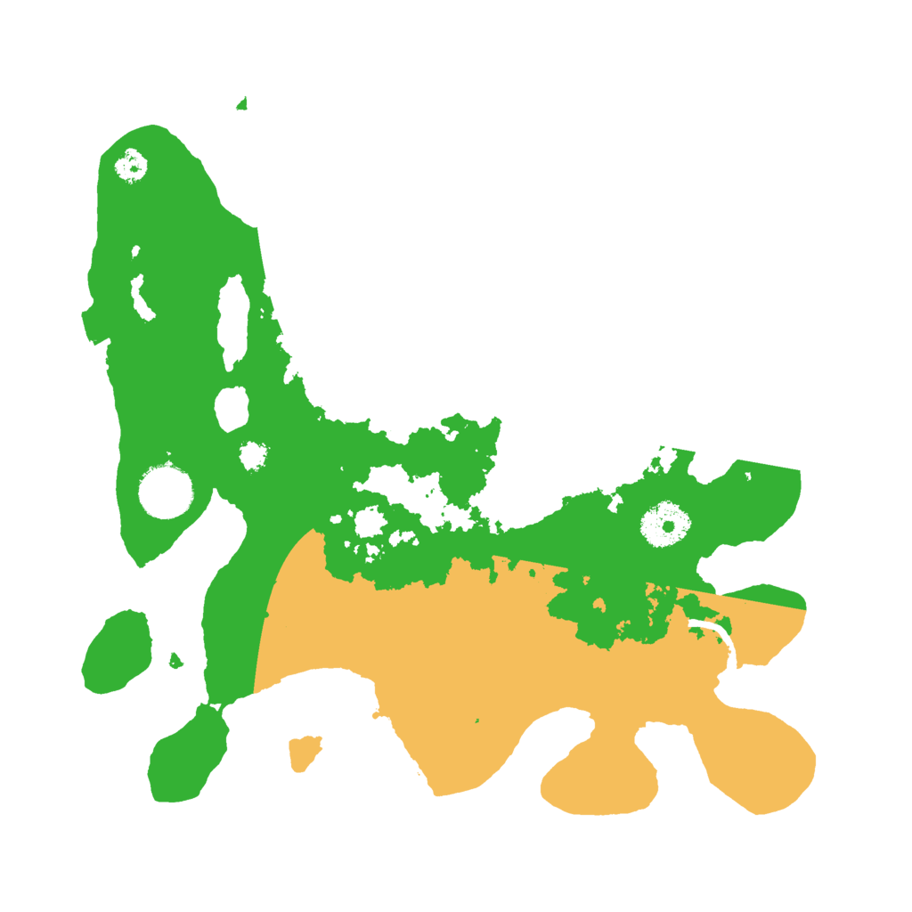 Biome Rust Map: Procedural Map, Size: 3000, Seed: 27220