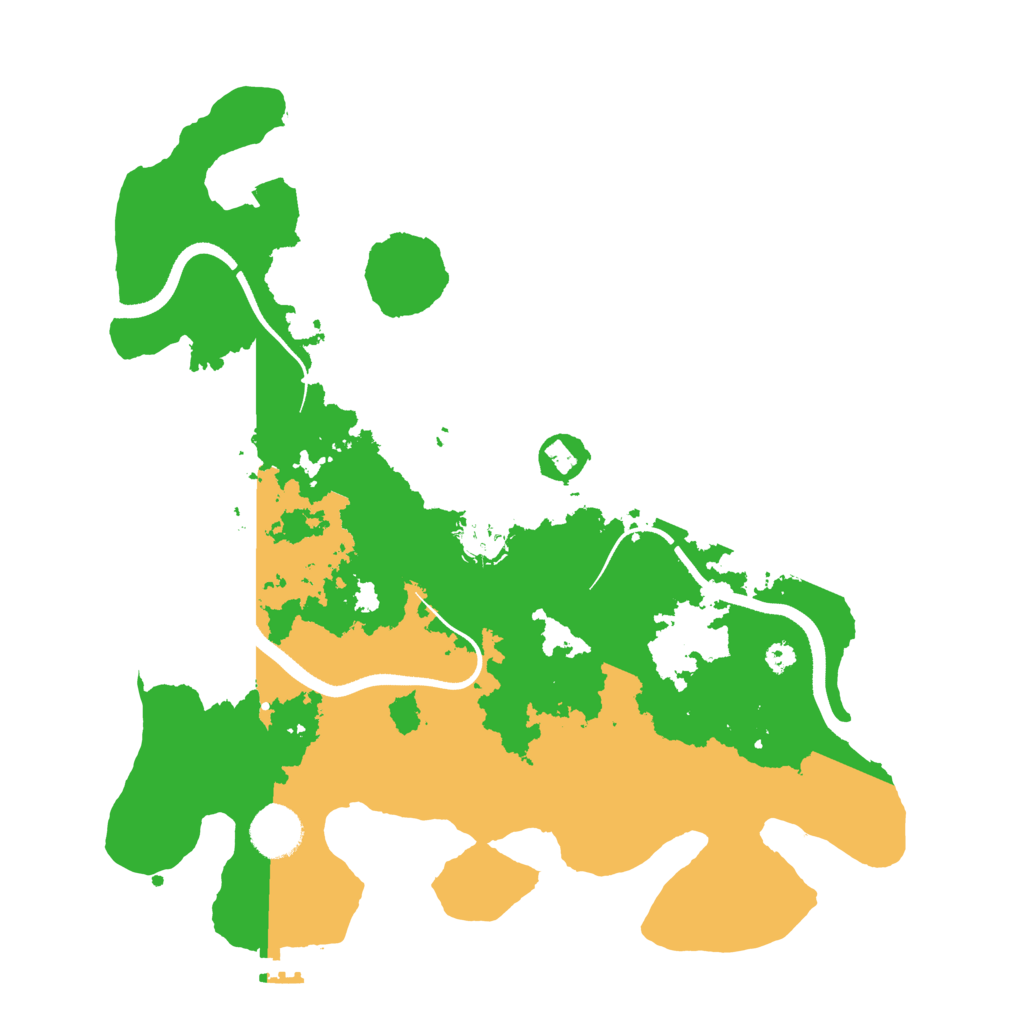 Biome Rust Map: Procedural Map, Size: 3500, Seed: 937004444