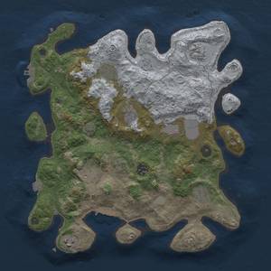 Thumbnail Rust Map: Procedural Map, Size: 3500, Seed: 937004444, 16 Monuments