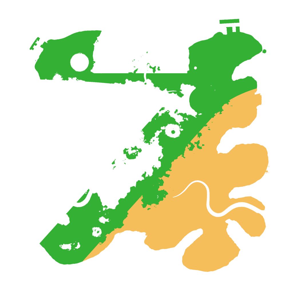 Biome Rust Map: Procedural Map, Size: 3000, Seed: 1340514821