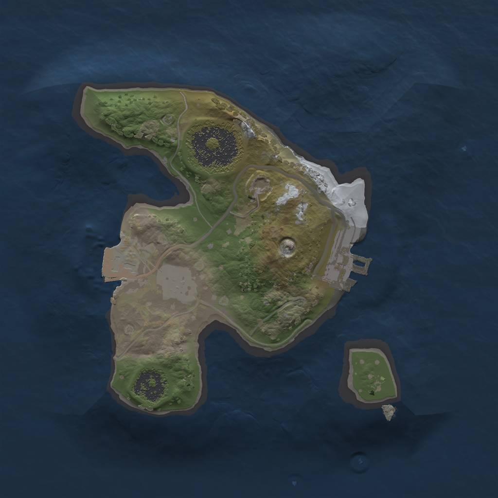 Rust Map: Procedural Map, Size: 1700, Seed: 14788, 4 Monuments