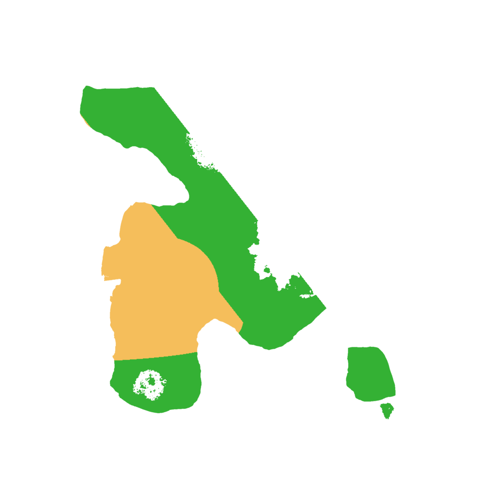 Biome Rust Map: Procedural Map, Size: 1700, Seed: 14788