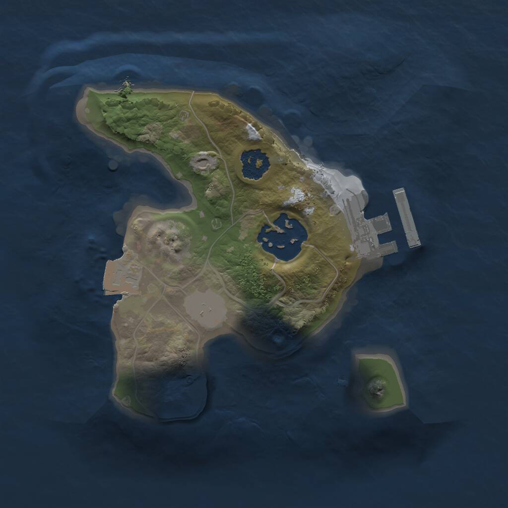 Rust Map: Procedural Map, Size: 1700, Seed: 14788, 3 Monuments