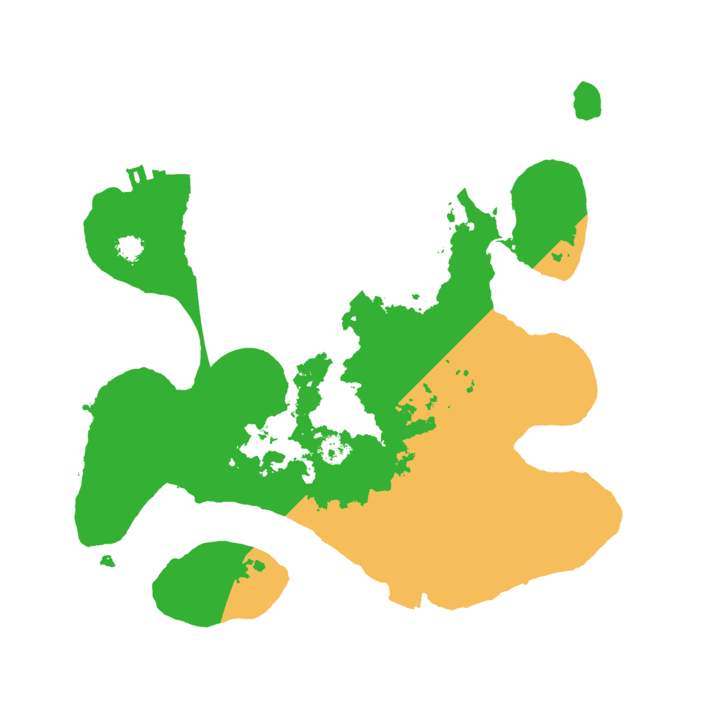 Biome Rust Map: Procedural Map, Size: 2500, Seed: 18750