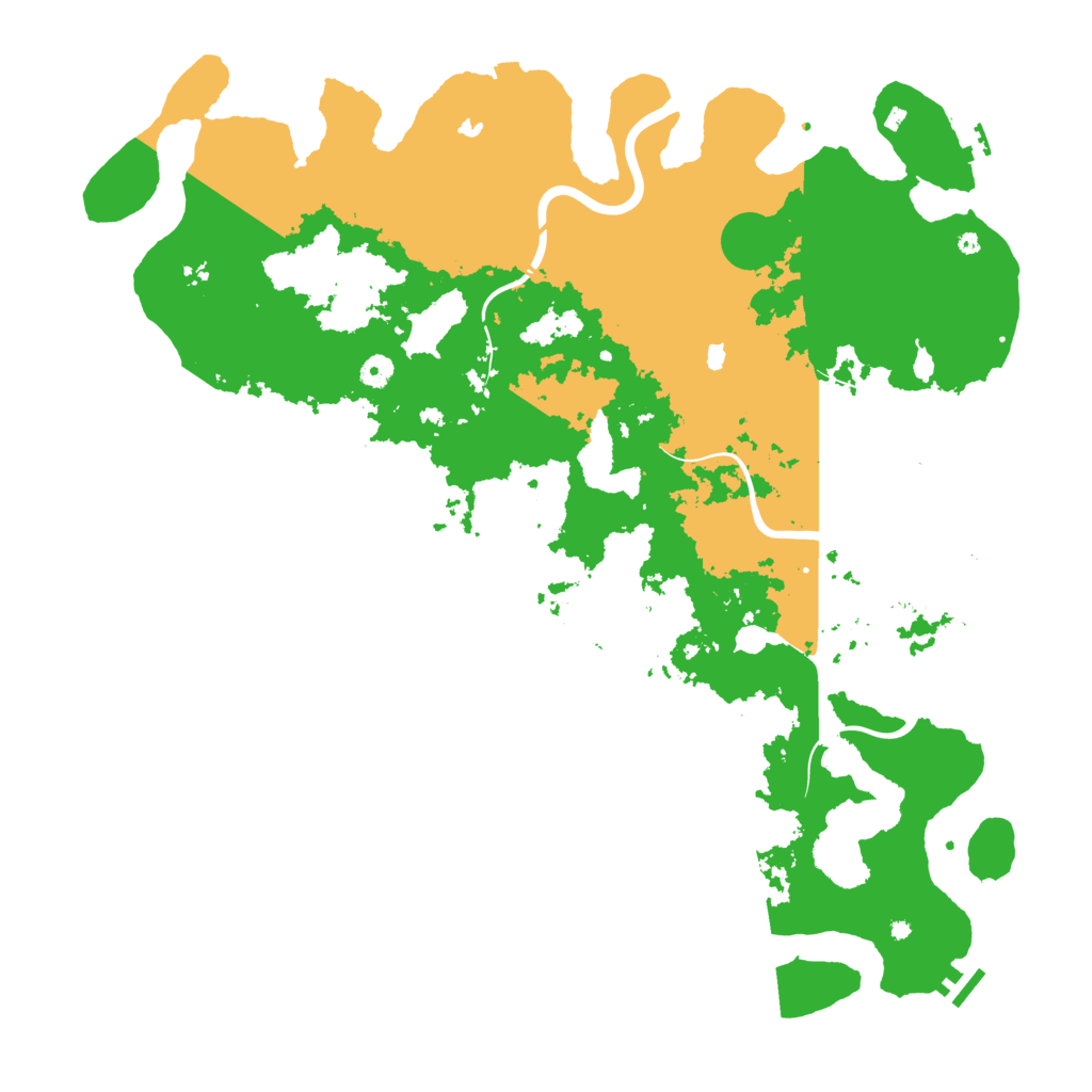 Biome Rust Map: Procedural Map, Size: 5000, Seed: 684714560