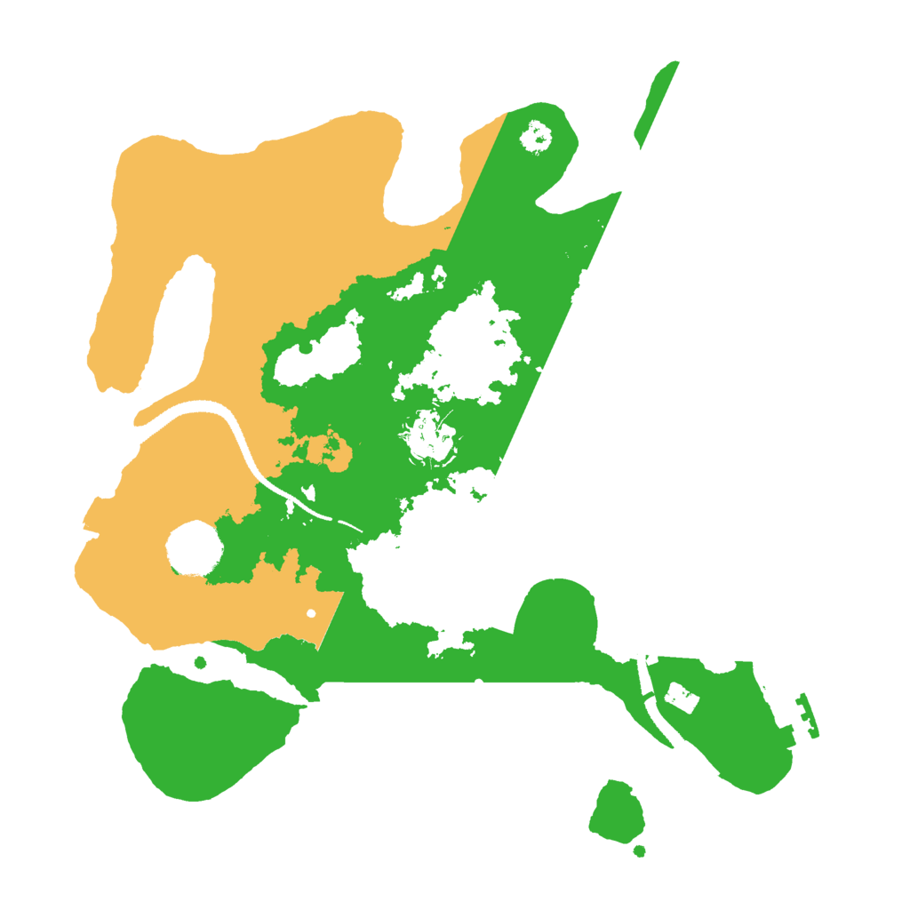 Biome Rust Map: Procedural Map, Size: 3000, Seed: 1227594904