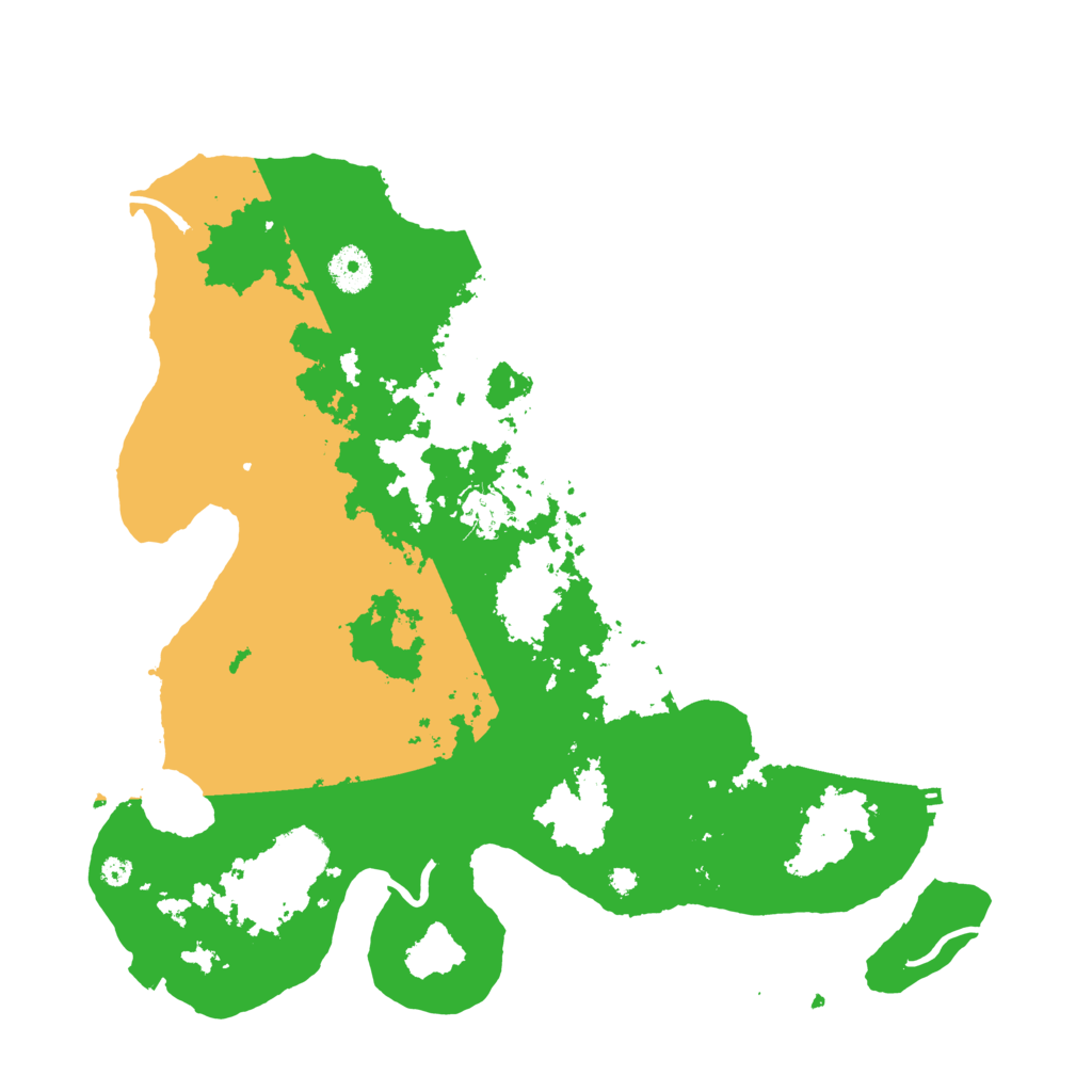 Biome Rust Map: Procedural Map, Size: 3750, Seed: 8255