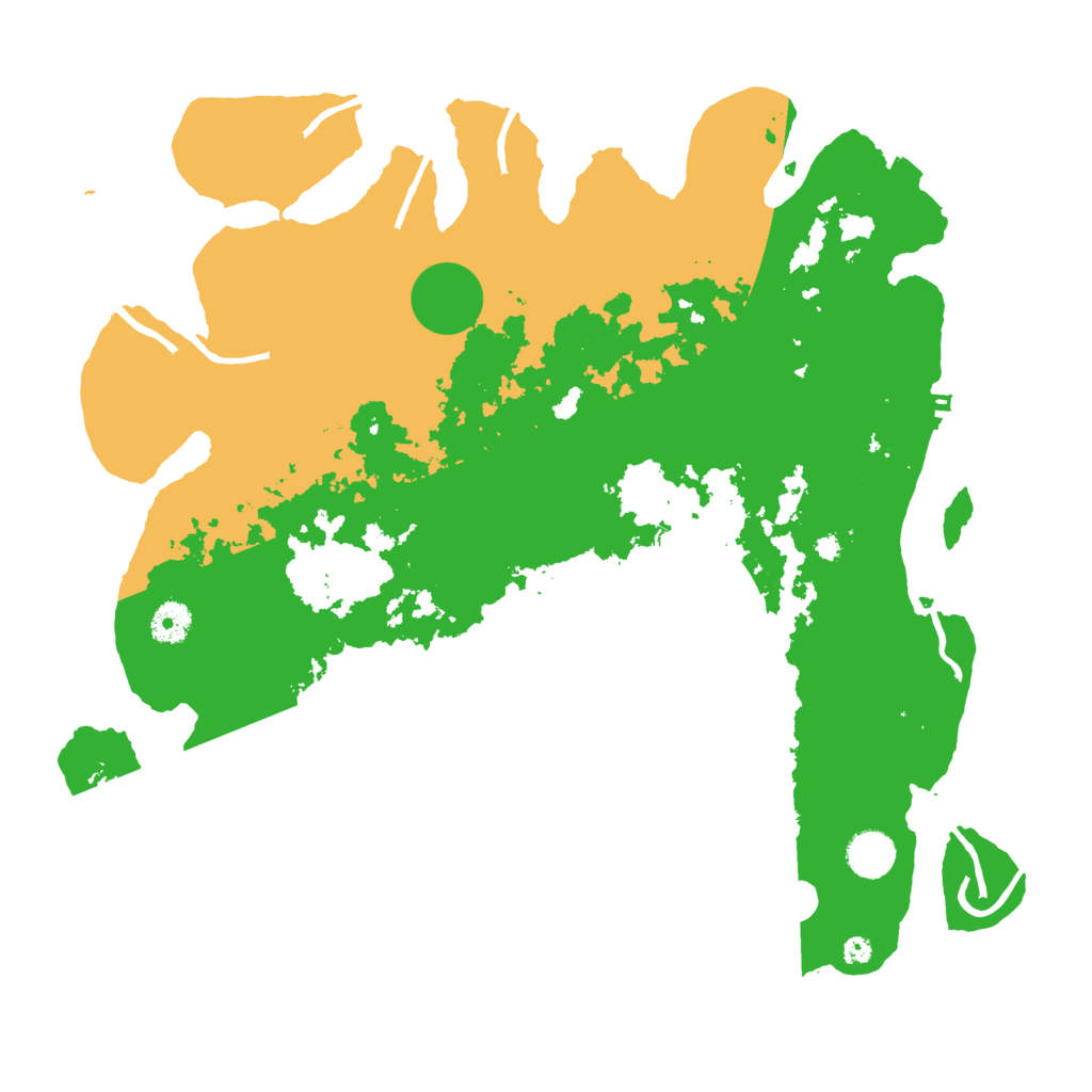 Biome Rust Map: Procedural Map, Size: 4000, Seed: 1239963561