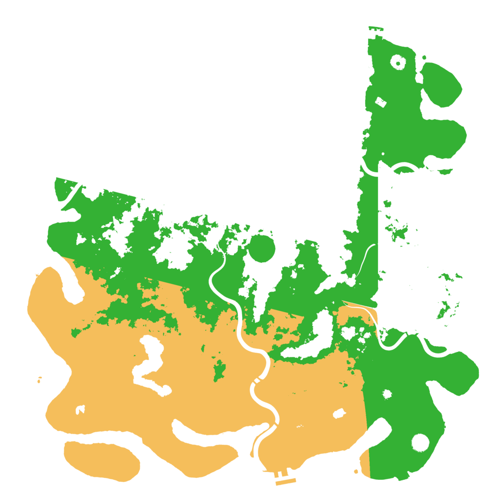 Biome Rust Map: Procedural Map, Size: 5000, Seed: 117164315