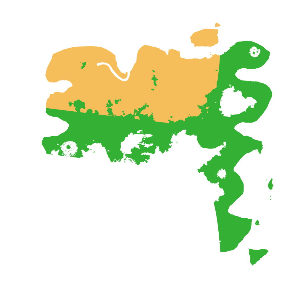 Biome Rust Map: Procedural Map, Size: 3000, Seed: 49626