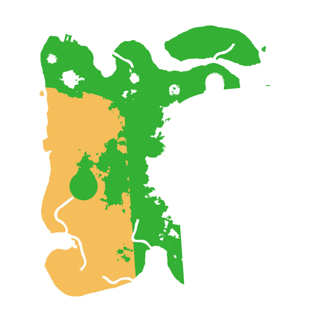 Biome Rust Map: Procedural Map, Size: 3000, Seed: 1964535955