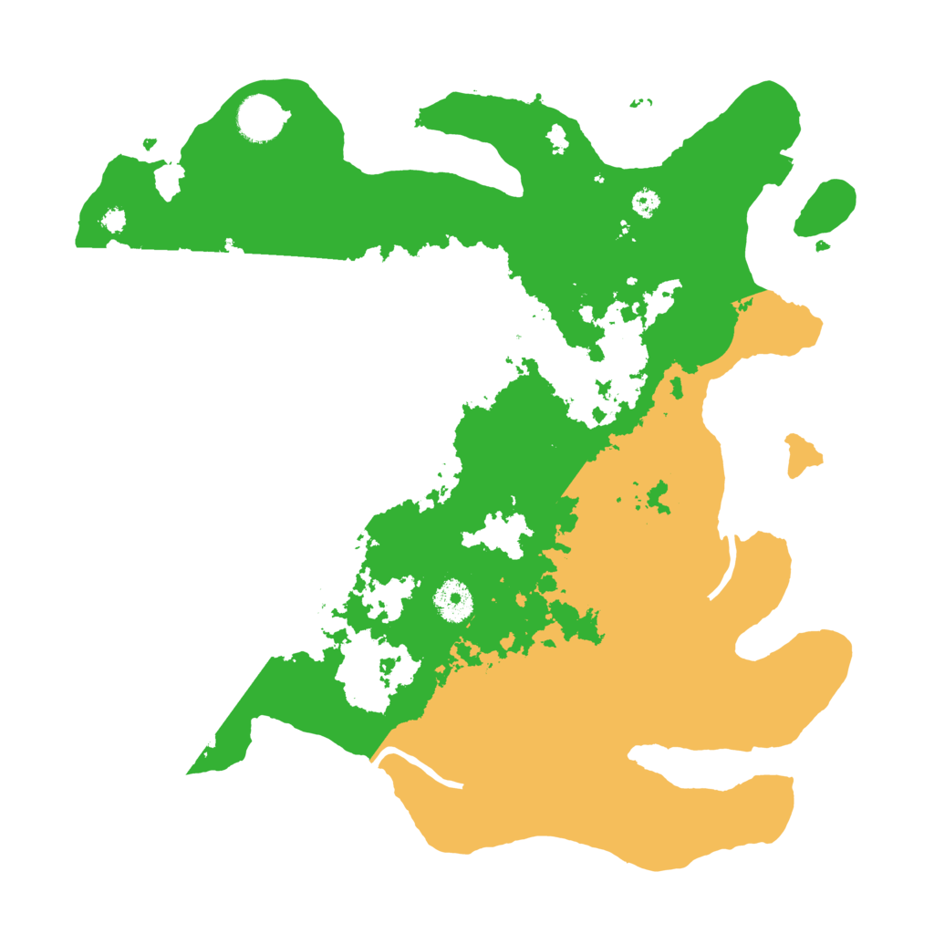 Biome Rust Map: Procedural Map, Size: 3505, Seed: 6739