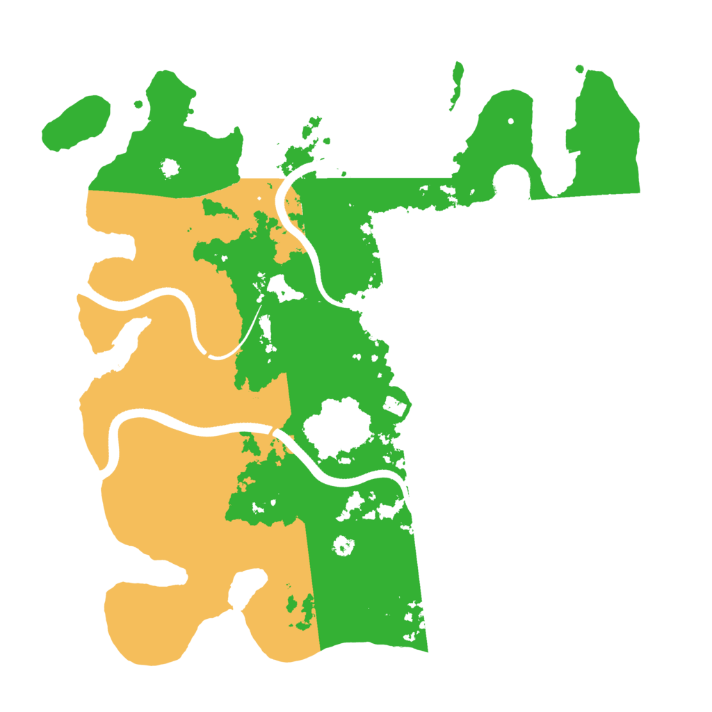 Biome Rust Map: Procedural Map, Size: 3500, Seed: 138360815