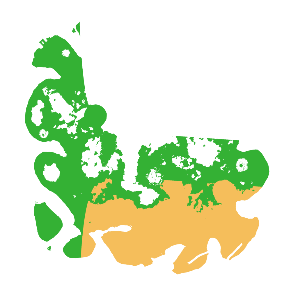 Biome Rust Map: Procedural Map, Size: 3500, Seed: 92236827