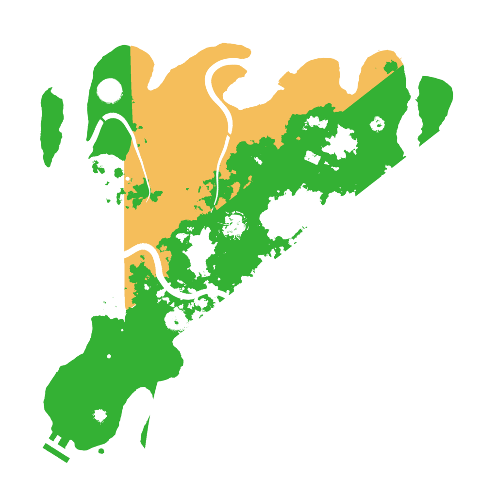 Biome Rust Map: Procedural Map, Size: 3500, Seed: 706929924
