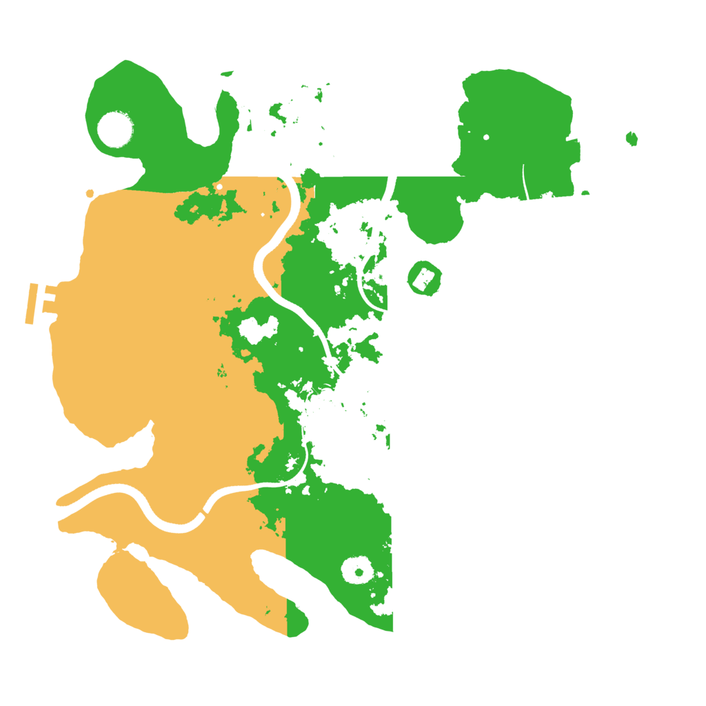 Biome Rust Map: Procedural Map, Size: 3500, Seed: 838036702