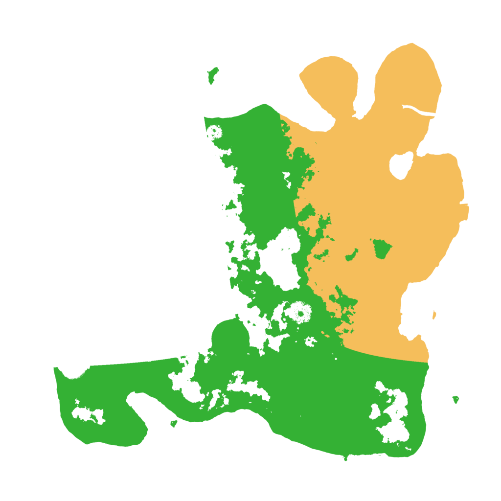 Biome Rust Map: Procedural Map, Size: 3500, Seed: 2010905869