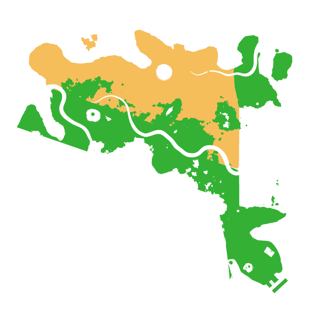 Biome Rust Map: Procedural Map, Size: 3500, Seed: 1805078301