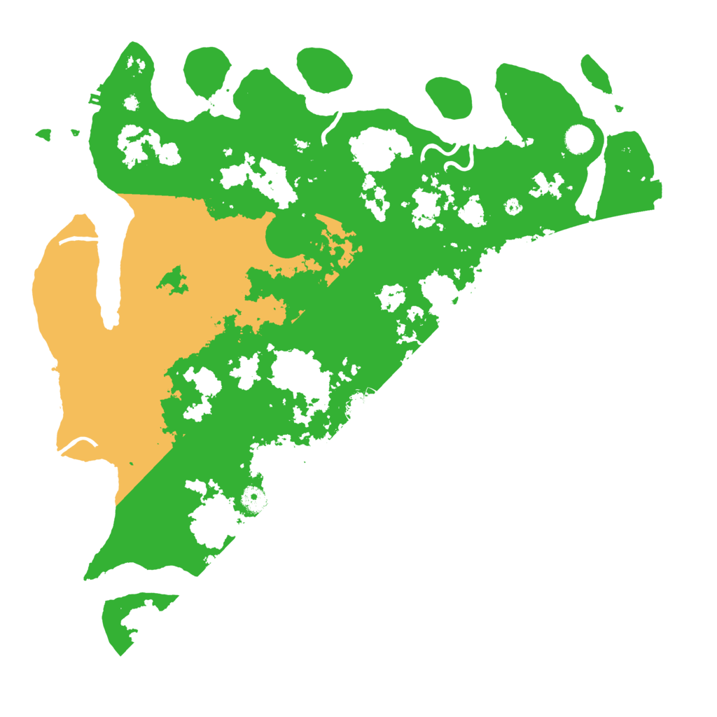 Biome Rust Map: Procedural Map, Size: 4400, Seed: 21613028