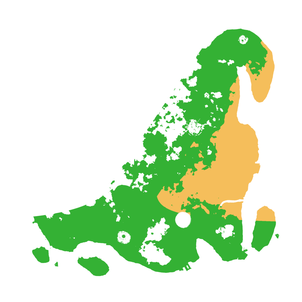 Biome Rust Map: Procedural Map, Size: 3500, Seed: 985829