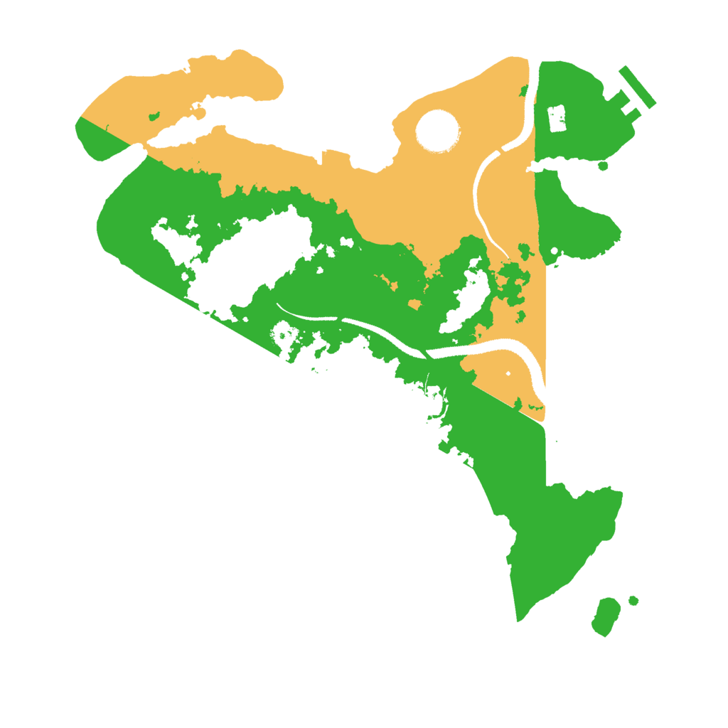 Biome Rust Map: Procedural Map, Size: 3000, Seed: 25825316