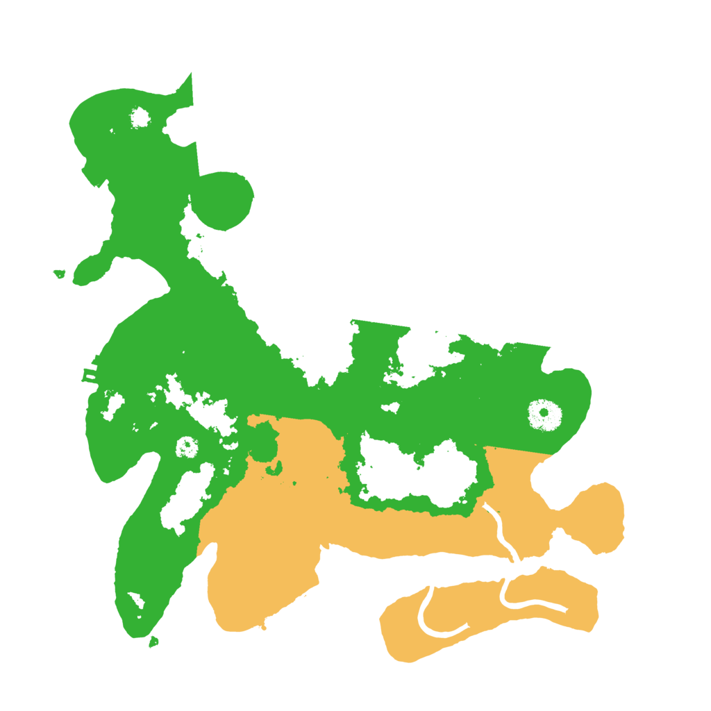 Biome Rust Map: Procedural Map, Size: 3250, Seed: 718999325