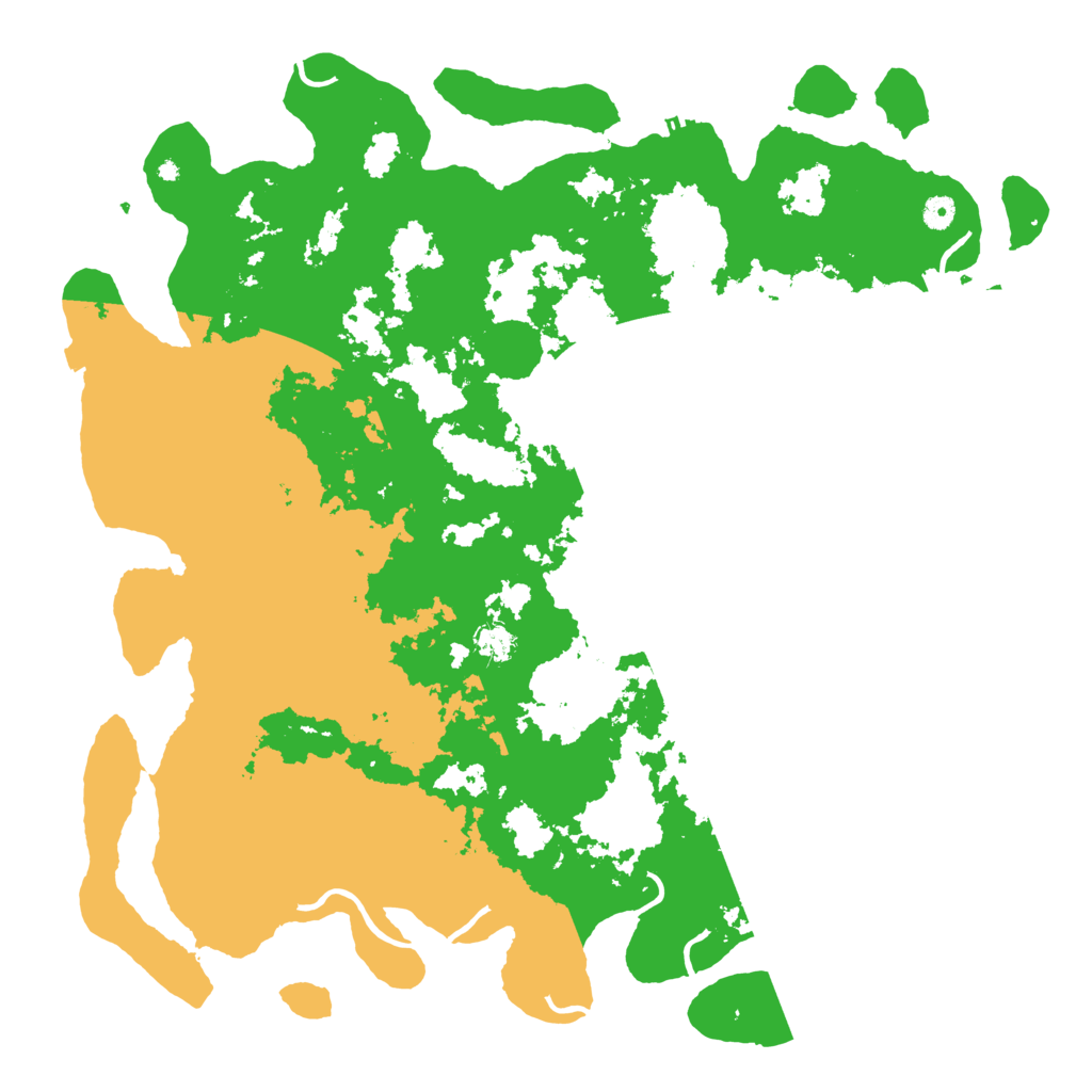 Biome Rust Map: Procedural Map, Size: 5000, Seed: 201465103