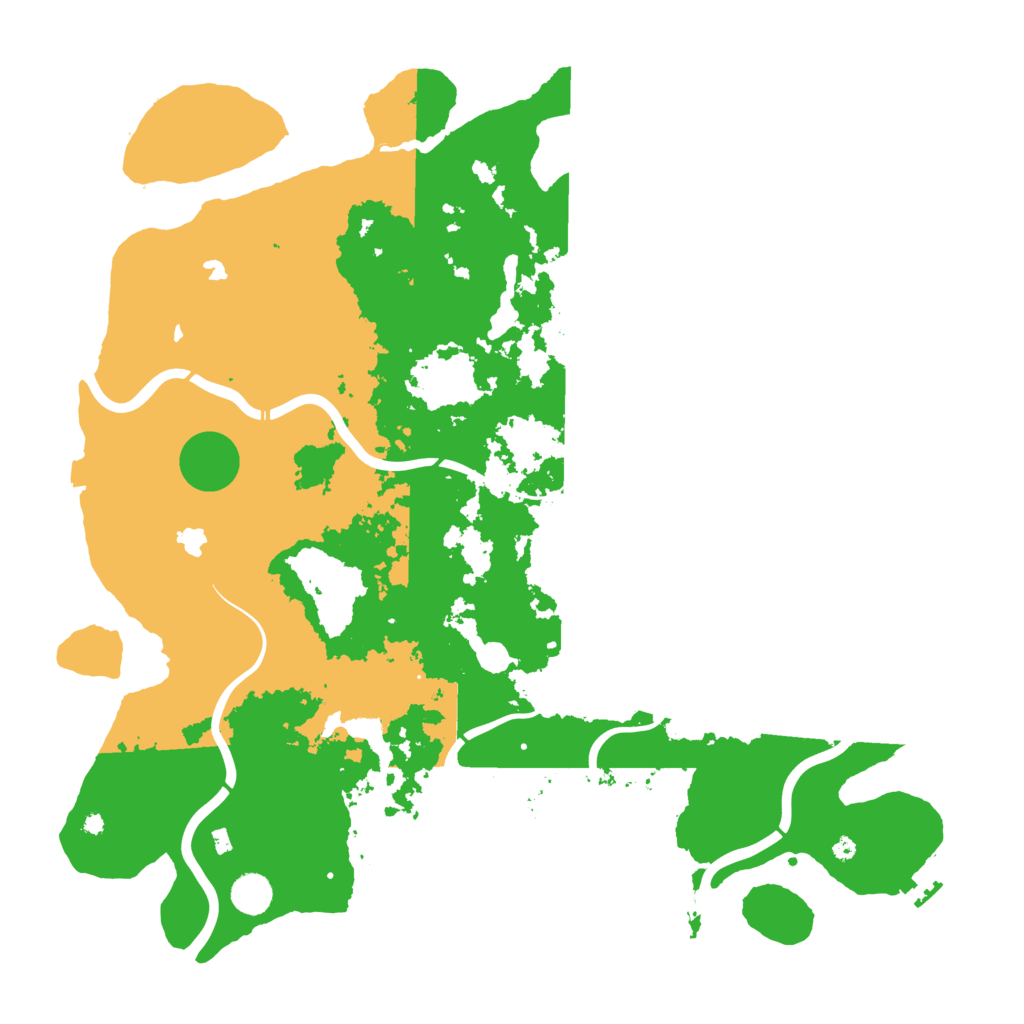 Biome Rust Map: Procedural Map, Size: 4500, Seed: 719174333