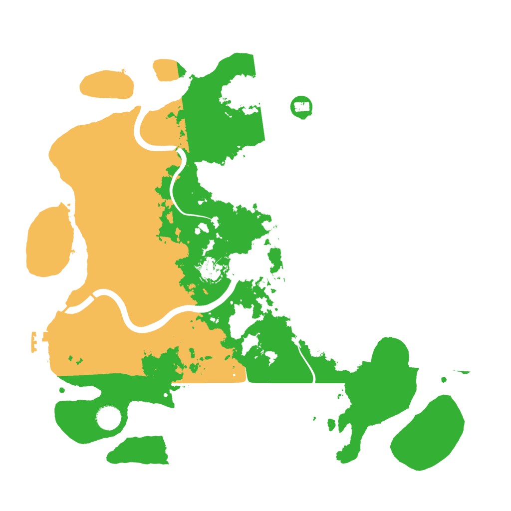 Biome Rust Map: Procedural Map, Size: 3700, Seed: 1018283938