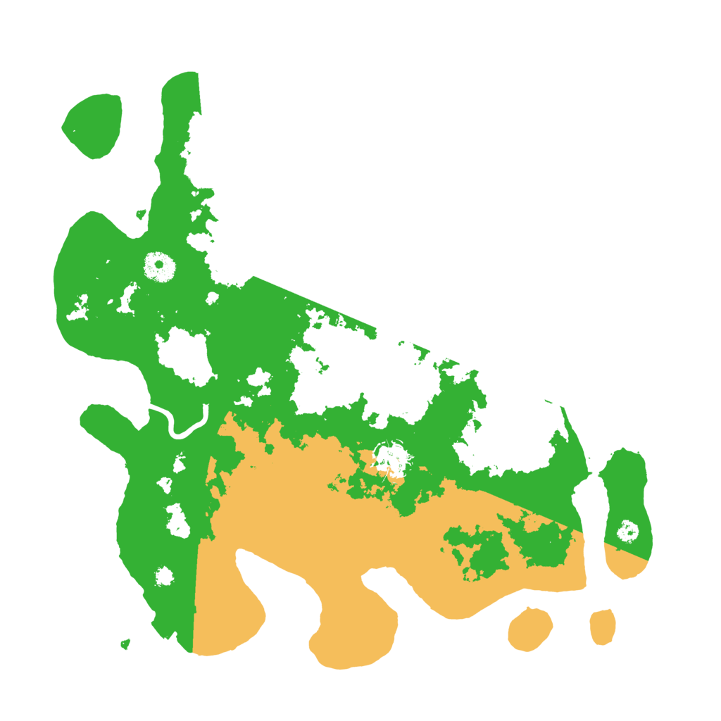 Biome Rust Map: Procedural Map, Size: 3500, Seed: 1586814637