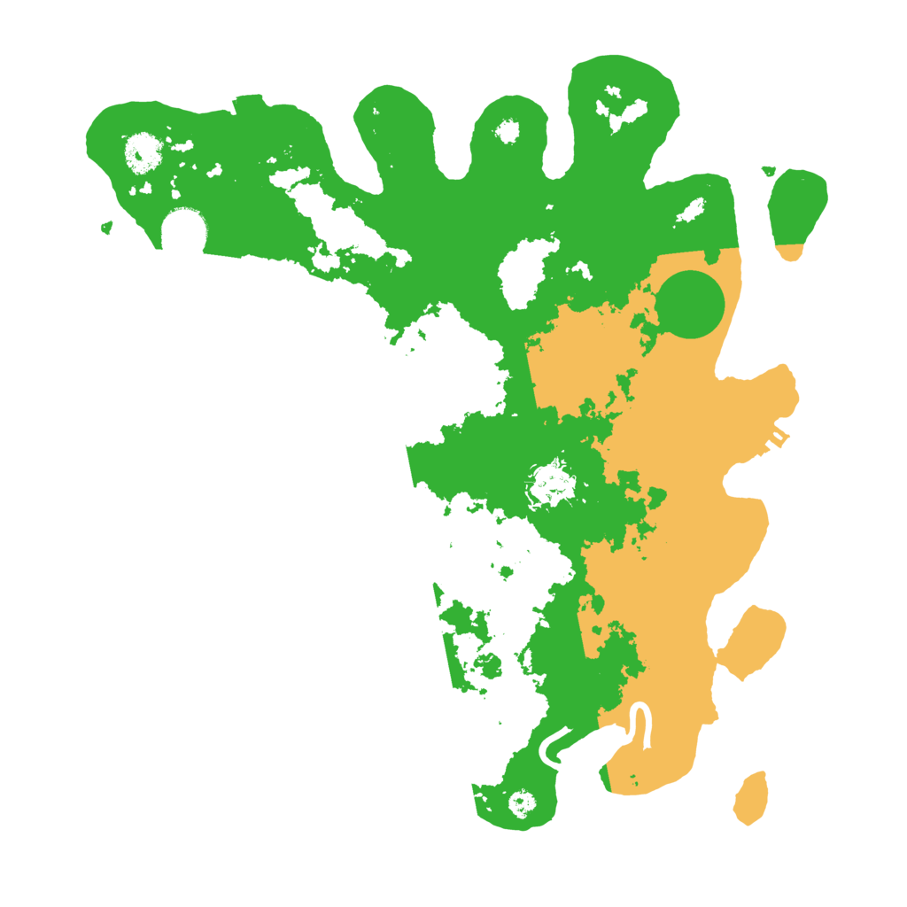 Biome Rust Map: Procedural Map, Size: 3500, Seed: 2145768