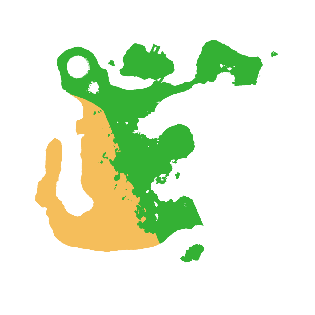 Biome Rust Map: Procedural Map, Size: 2500, Seed: 7805