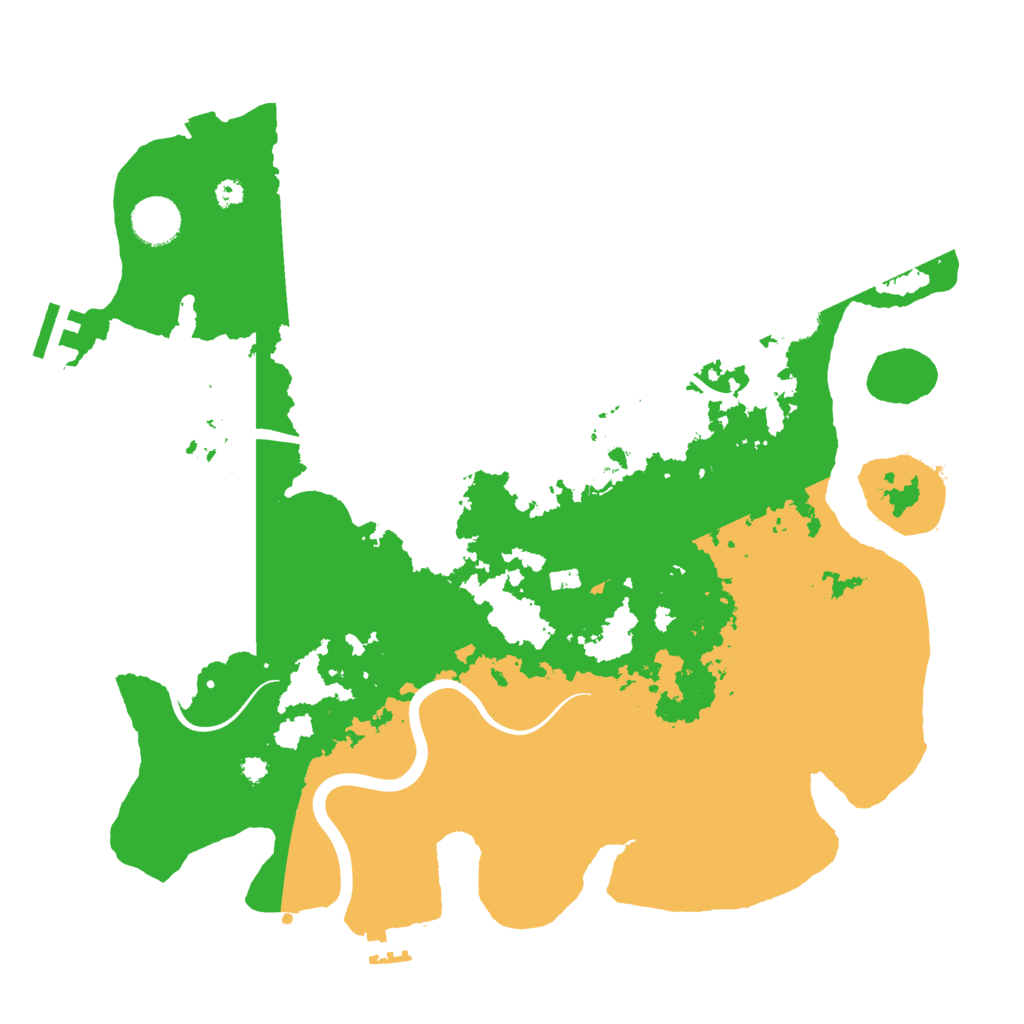 Biome Rust Map: Procedural Map, Size: 3700, Seed: 18021969