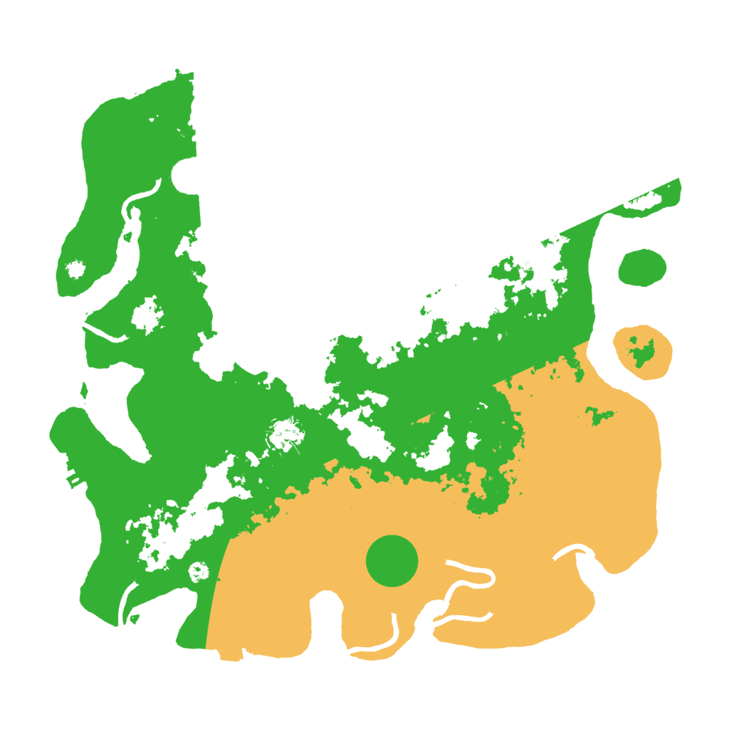 Biome Rust Map: Procedural Map, Size: 3700, Seed: 18021969